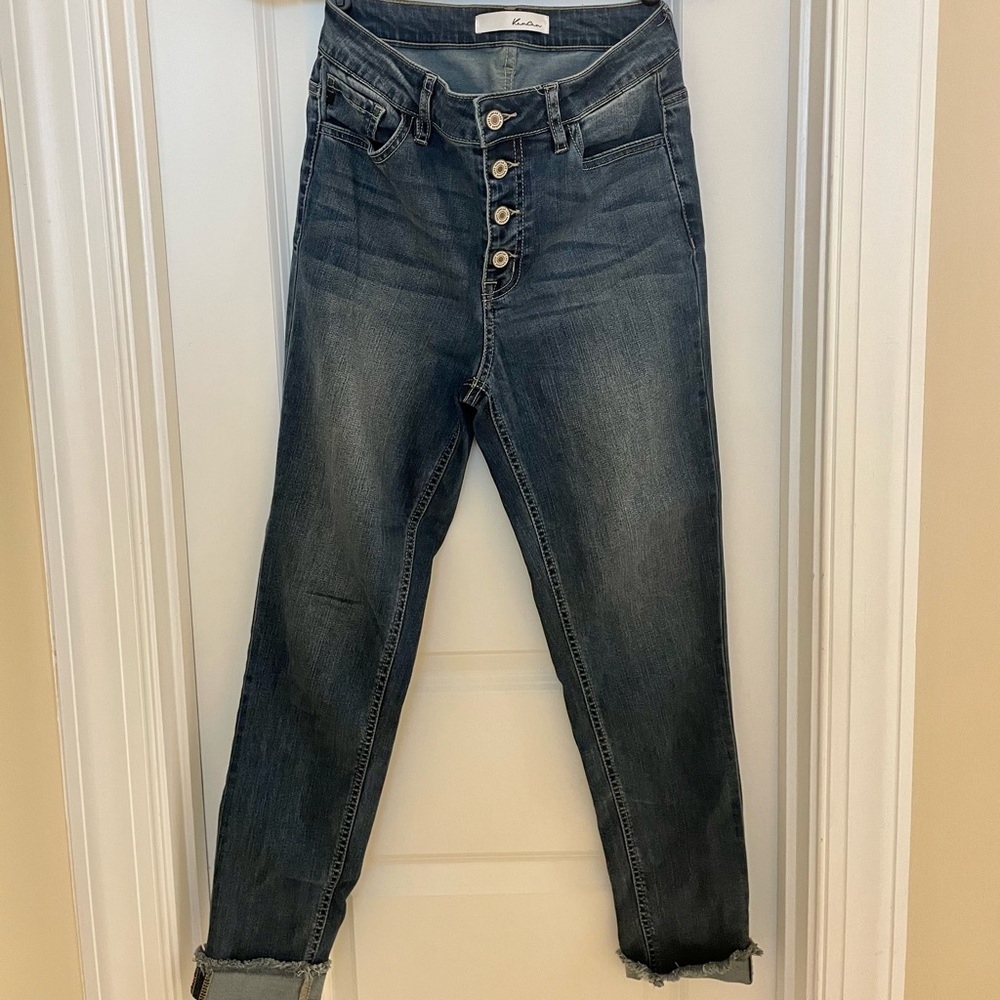 KANCAN Button-fly cuffed Jeans, size 27